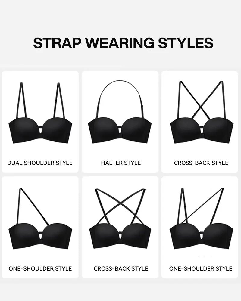 Strapless Push-up Bra - Cleavage Enhancer