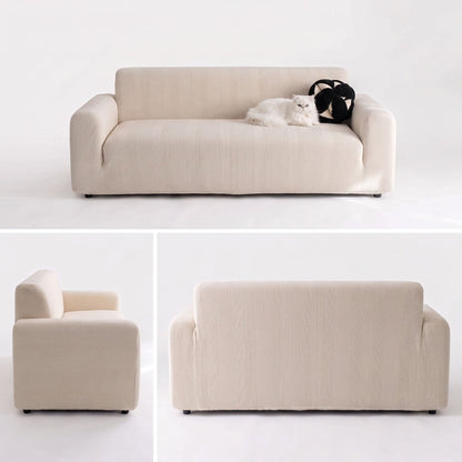 Geo Stretch Spill-Resistant Sofa Slipcover