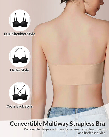 Strapless Push-up Bra - Cleavage Enhancer