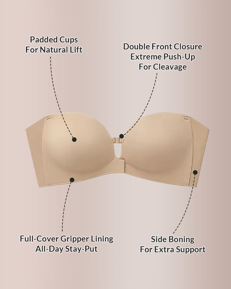 Strapless Push-up Bra - Cleavage Enhancer
